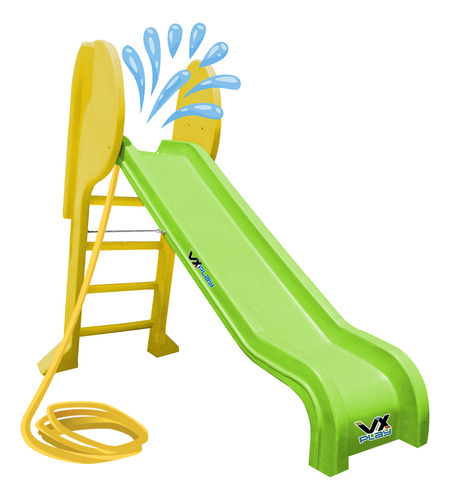 - Tobogan 4 Escalones Vxplay Plegable 2 En 1 Pileta Agua