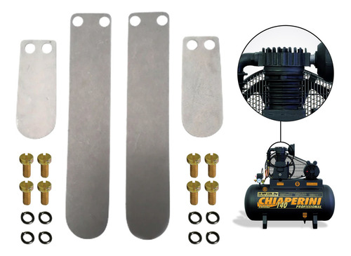 Kit De Reparos Compressor Chiaperini Cj 10 Mpi