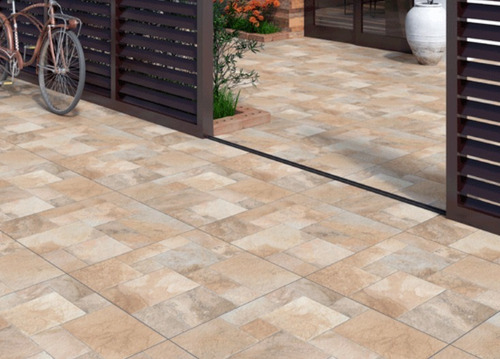 Imagen 2 de 8 de Porcelanato Piso Exterior Piedra Rtf 64x64. Ceramicarte =)
