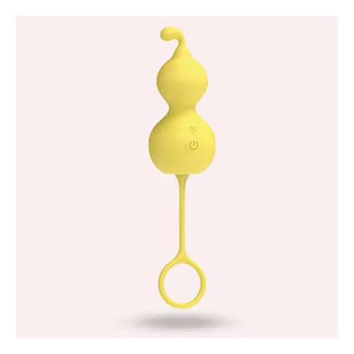 Bolas Kegel Lilo Con Vibración Térmicas - Recargables Color Amarillo