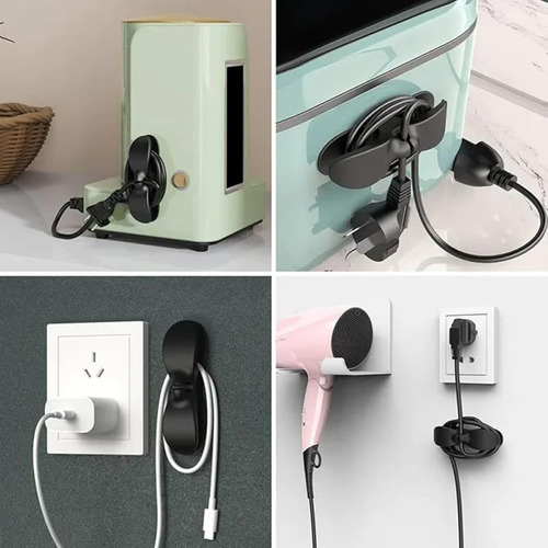 Retenedor Enrollador De Cables De Datos De Escritorio De 2 P