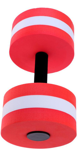 2 Mancuernas De Espuma Para Entrenamiento, Gimnasio, Piscina Color Rojo