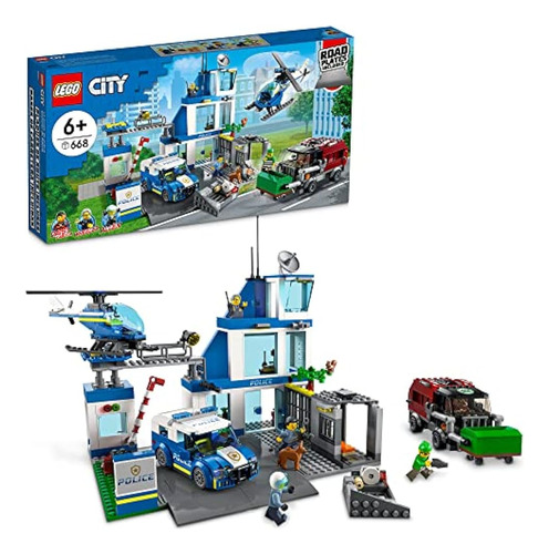 Kit De Construcción Lego City Police Station 60316 Para Niño