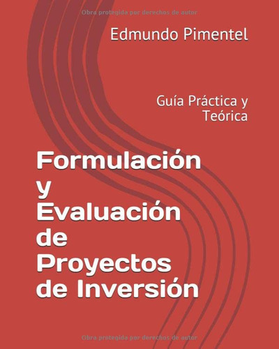 Formulacion Y Evaluacion De Proyectos De Inversion: Guia Pra