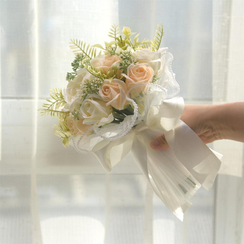 Bouquets De Jabón De Boda Para La Novia Rosa Color B