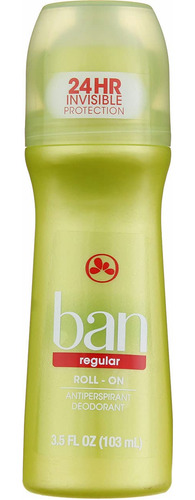 Desodorante Ban 3.5 Onzas Roll-on Anti-perspirant Regular (.