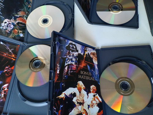 Colleccion De Dvds Star Wars 1 Ala 6 Originales En Español (Usado)