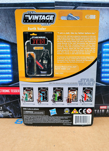 Darth Vader Vintage Star Wars 3.75 Black Series Revenge Vc08 (Usado)