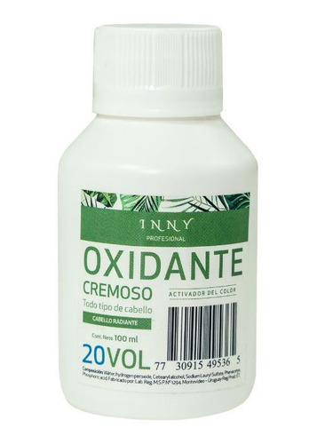 Oxidante Cremoso Inny 20 Vol. 100 Ml