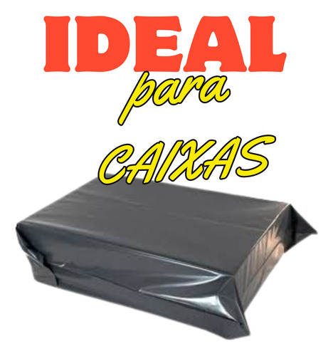 Kit Envelope Com Lacre Mil 32x40 Eco Reforçado Full Top Preto