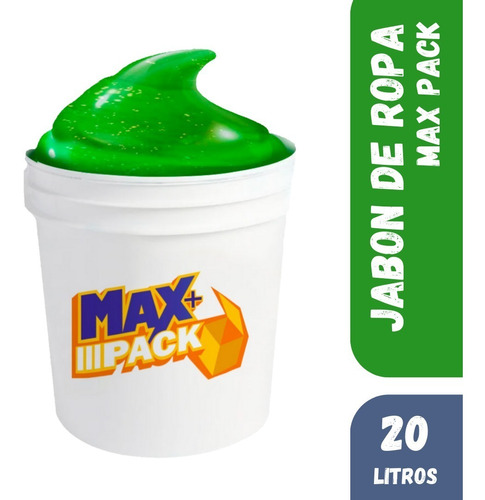 Pasta 20 Lts Jabon Ropa Calidad Max Pack