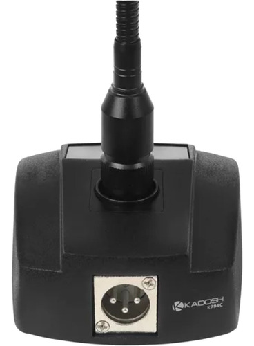 Microfone Gooseneck Condensador K794c Kadosh 60cm C/ Base