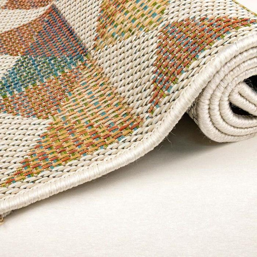 Tapete Sisal Aurora 04 Colorido 1,00x1,40m - Edantex