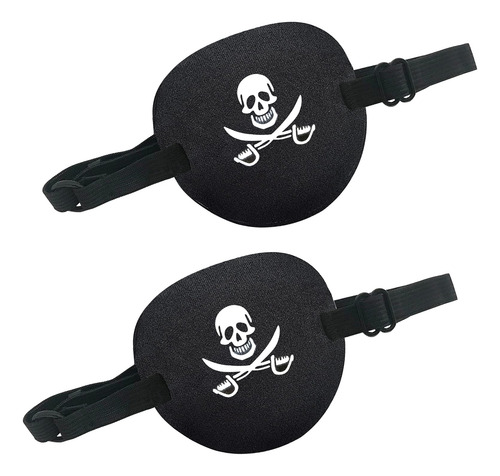 2 Parches De Ojo De Pirata, Parches De Ojo De Capitan, Parch