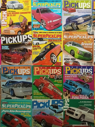 18 Revistas Curvas Super Pickups Baratas