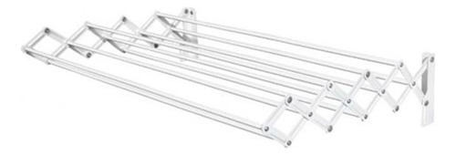 Tendedero de pared retráctil en forma de acordeón de aluminio de 60 cm