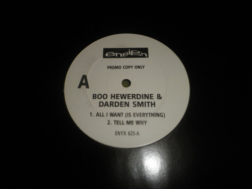 12'' Boo Hewerdine & Darden Smith - All I Want Is Everything