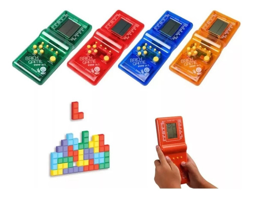 Tetris Atari Juego Portable Consola Brick Game E-9999 Niños