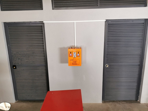Caja De Cobro Doble, Controla 2 Puertas De Baños Multimoneda