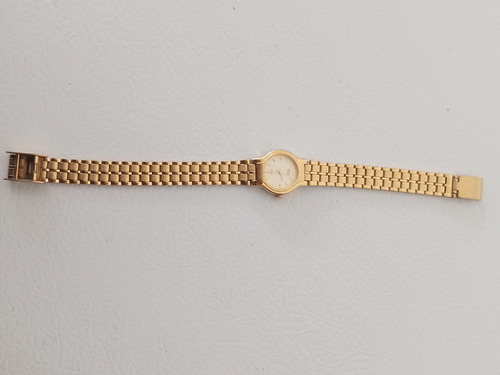 Reloj Seiko Sk Quartz Japan De Dama Dorado Dorado Dorado (Usado)