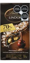 Comprar Chocolates Amargo 70% Cacao Lindor Lindt  chocolate con sin agregado sin gluten empaque 120 g