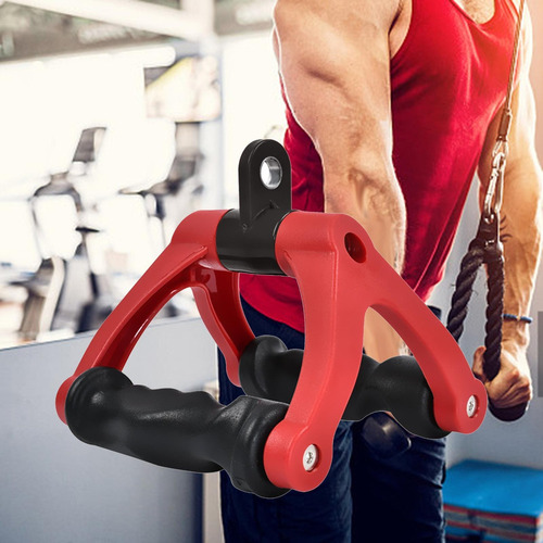 Cuerda De Tríceps De Entrenamiento De Espalda Con Rojo