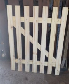 Cercos En Madera Cepillado De 90 A 100 De Altura Encolado