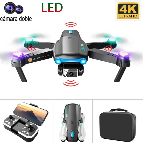 Drone Quadcopter 4k Hd Wifi Fpv 1080p Cámara Con Luces Led