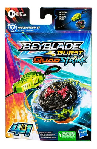 Beyblade Burst Quadstrike Ambush Bazilisk B8