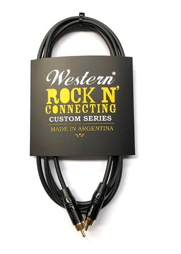 Cable Western Rca30 Plug Rca / Plug Rca 5mm 3 Mts Cuo