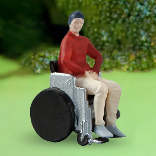 2 Figura De Diorama A Escala 1/64, Resina Para Silla De