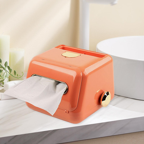 Titular De Almacenamiento De Papel De Seda De Naranja