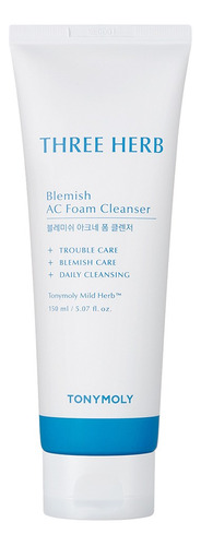 Tony Moly Three-herb Blemish Ac Foam Cleanser
