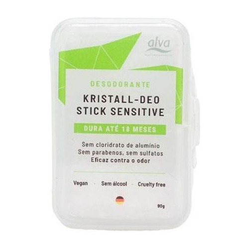 Kit 2x: Desodorante Kristall-deo Stick Sensitive Alva 90g