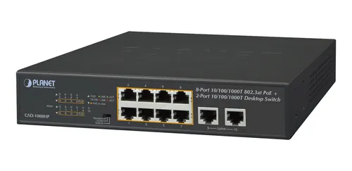 comprar Switch No Administrable Poe 8 Puertos 10\u002F100\u002F1000 Mbps Poe 8