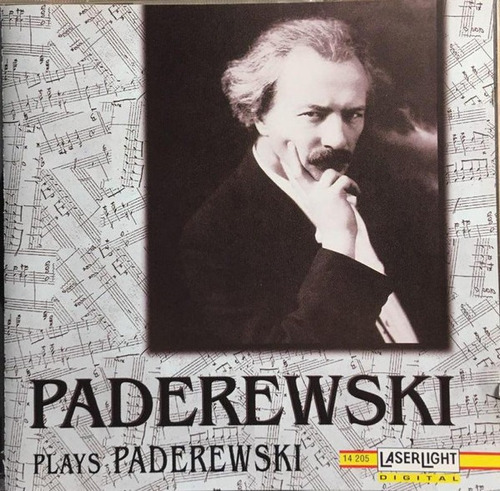 Paderewski - Plays Paderewski Y Liszt - Cd.