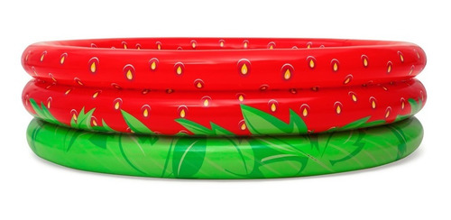 Imagen 5 de 9 de Pileta Inflable Bestway 51145 Frutilla 3 Aros 390 Lt