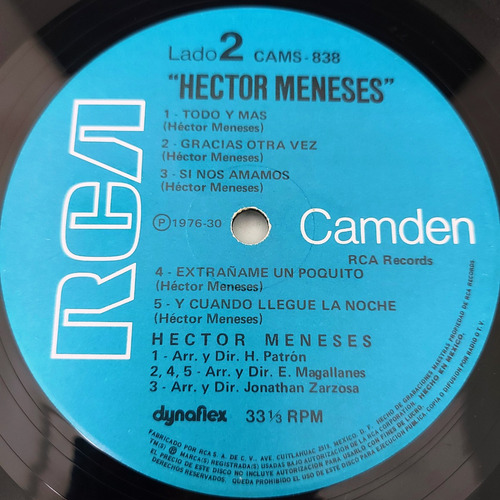 Hector Meneses - Dile A Tu Corazon Lp