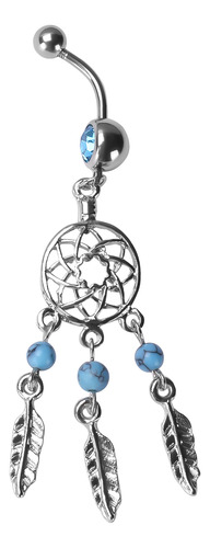 5pzs Kit De Piercings De Acero Inoxidable Anillos Ombligo
