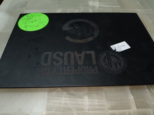 Laptop Lenovo Tinkpad X1 Carbon I7 8th Refacciones Negro (Usado)