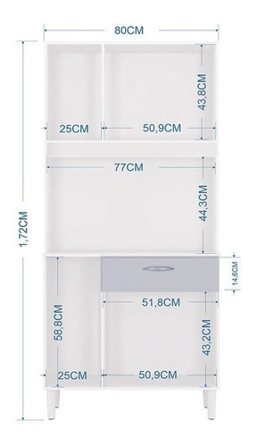 Imagen 4 de 9 de Armario Mueble De Cocina Kit Multiuso Aparador