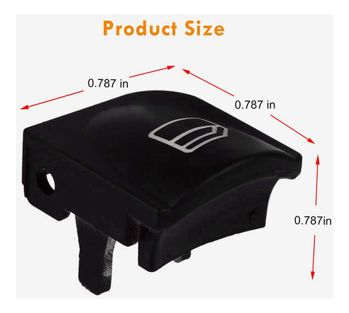Cubiertas De Botón De Ventana 4x Para W203 W208 C