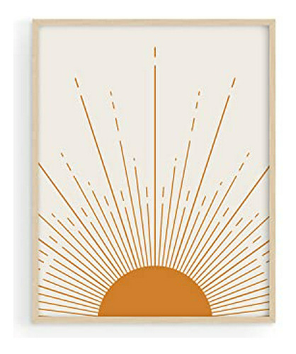 Pósteres - Minimalist Wall Art Mid Century Art Wall Decor - 