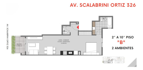 Monoambiente Divisible En Venta En Villa Crespo Con Amenities