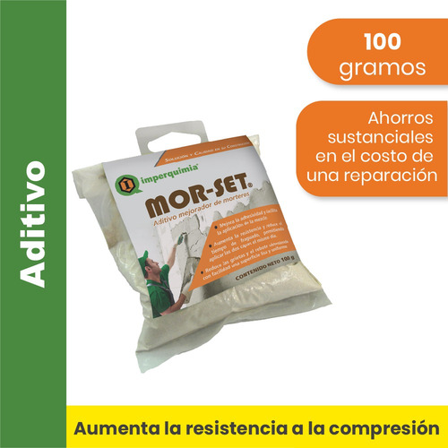 Aditivo Para Mortero En Polvo / Mejora Aplanados / 100g