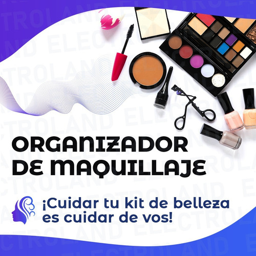 Imagen 2 de 10 de Organizador De Maquillaje Cosméticos Cajones Divisiones