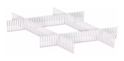 Imagem 6 de 7 de Divisória Separador Organizador P/ Gavetas Ajustável Ordene