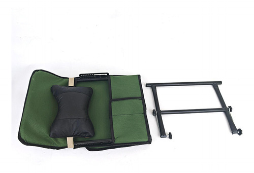 Cojín Plegable Para Asiento Trasero De Bicicleta Verde