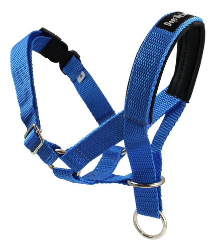 Collar Cabeza De Perro Halter Azul 5 Tallas (xl: 12.25 -15.2