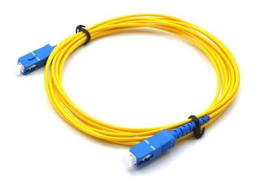 Patch Cord Fibra Óptica Sc-upc Simplex Single Mode 3.0mm 15m